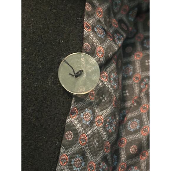 Vintage 1980s Jofeld USA Black Wool Coat - Picture 7 of 10